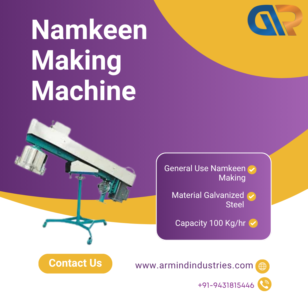 Semi Automatic Namkeen Machine – Budget-Friendly Snack Production Setup